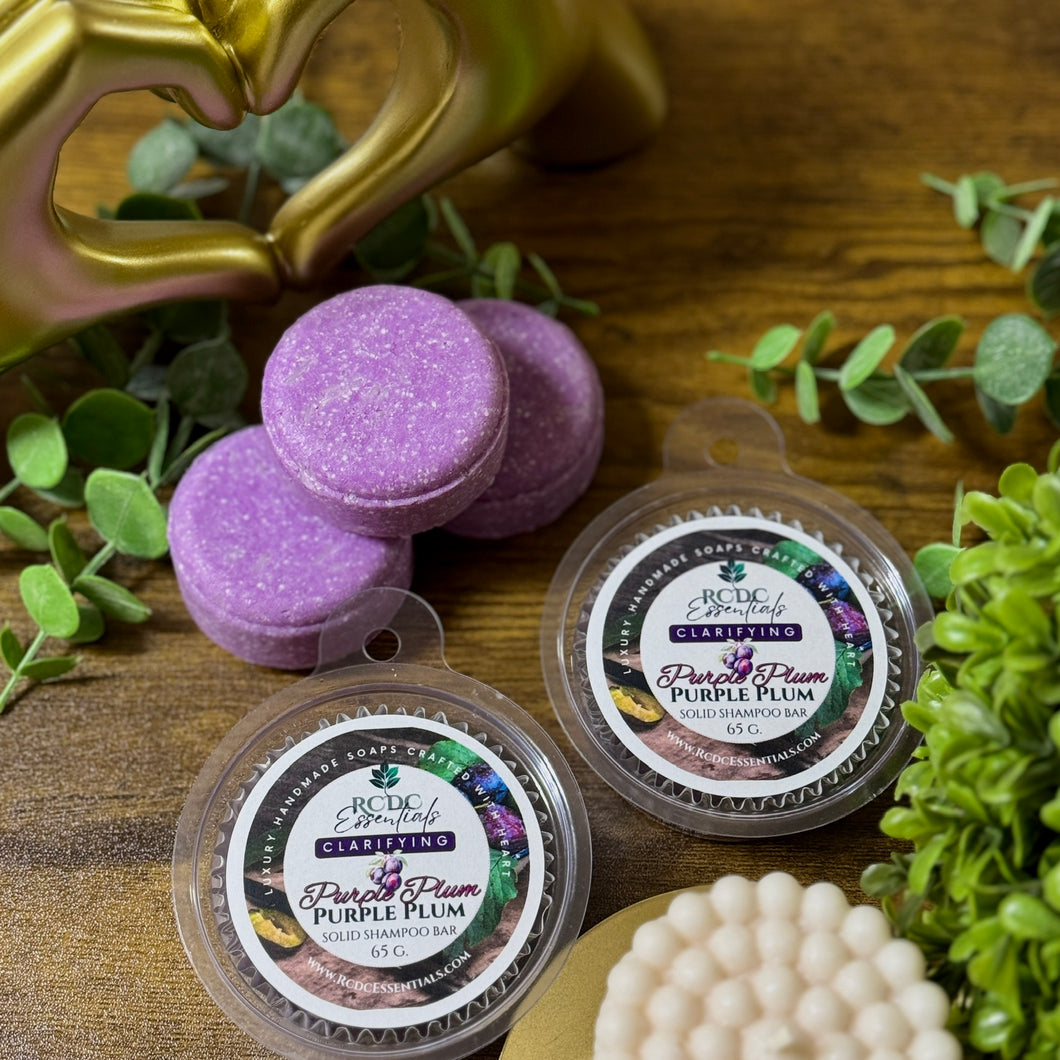 Purple Plum ~ Solid Shampoo Bar (Clarifying)
