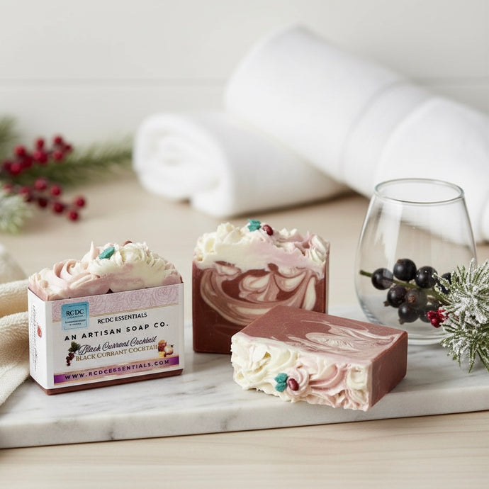 Black Currant Cocktail ~ Handmade Cold Process Goat's Milk Bar Soap