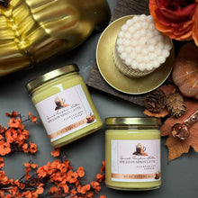 Café con leche con especias y calabaza ~ Vela de soja natural hecha a mano 