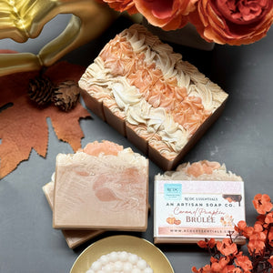 Caramel Pumpkin Brûlée ~ Handmade Cold Process Bar Soap