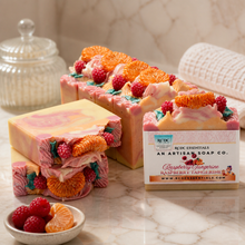 Raspberry Tangerine ~  Handmade Cold Process Goat's Milk Bar Soap