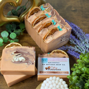 Pomander d'agrumes ~ Savon artisanal au lait de chèvre fabriqué à froid