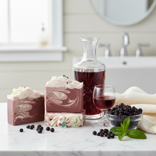 Black Currant Cocktail ~ Handmade Cold Process Goat's Milk Bar Soap