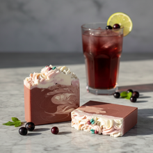 Black Currant Cocktail ~ Handmade Cold Process Goat's Milk Bar Soap