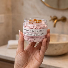 Pays des merveilles hivernales ~ Gommage au sucre et au savon fouetté