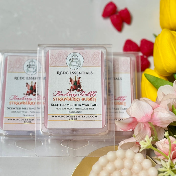 Strawberry Bubbly ~ Scented Melting Wax Tarts