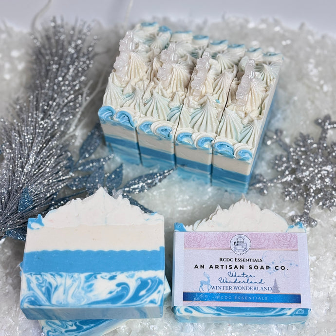 Winter Wonderland~ Handmade Cold Process Goat's Milk Bar Soap