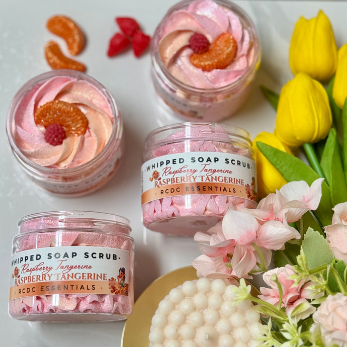 Raspberry Tangerine ~ Whipped Soap Sugar Scrub