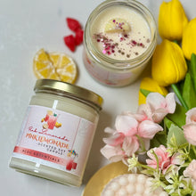 Limonade rose ~ Bougie de soja naturelle coulée à la main