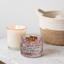 Pays des merveilles hivernales ~ Gommage au sucre et au savon fouetté