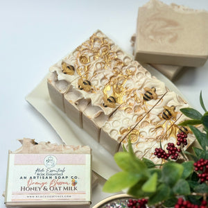 Orange Blossom Honey & Oat Milk ~ Handmade Cold Process Soap