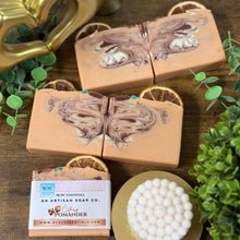 Pomander d'agrumes ~ Savon artisanal au lait de chèvre fabriqué à froid