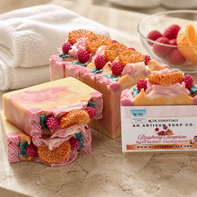 Raspberry Tangerine ~  Handmade Cold Process Goat's Milk Bar Soap