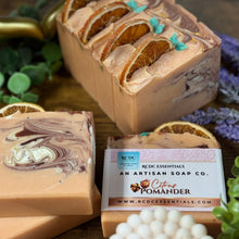 Pomander d'agrumes ~ Savon artisanal au lait de chèvre fabriqué à froid