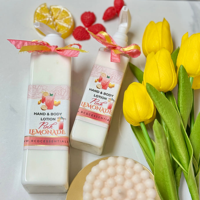 Limonada rosa ~ Loción natural para manos y cuerpo