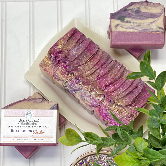 Blackberry Amber ~ Handmade Cold Process Soap