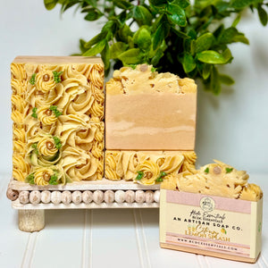 Citrusy Lemon Splash ~  Handmade Goats Milk Soap