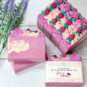 Berry Twist ~ Handmade Cold Process Soap