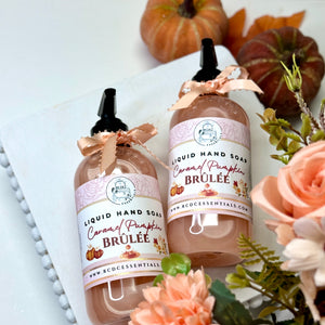 Caramel Pumpkin Brûlée ~ Liquid Hand Soap & Lotion Combo