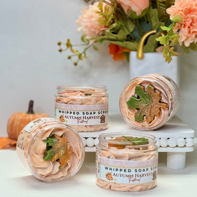 Festival de la cosecha de otoño ~ Exfoliante de azúcar y jabón batido