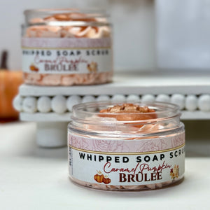 Caramel Pumpkin Brûlée ~ Whipped Soap Sugar Scrub