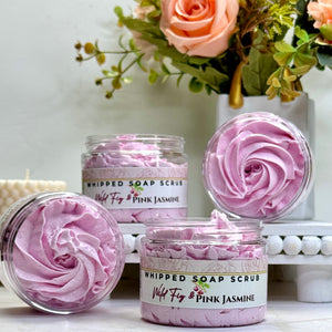 Wild Fig & Pink Jasmine ~ Whipped Soap Sugar Scrub