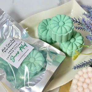 Paquete de 2 vaporizadores de ducha aromáticos para el alivio de la sinusitis