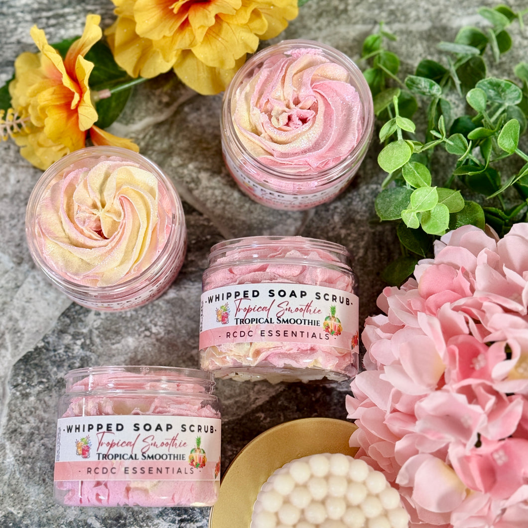 Limonada rosa ~ Exfoliante de azúcar y jabón batido
