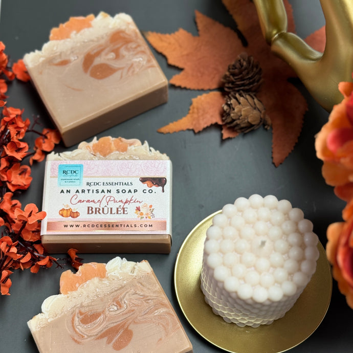 Caramel Pumpkin Brûlée ~ Handmade Cold Process Bar Soap