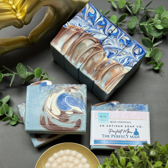 El hombre perfecto ~ Jabón en barra de leche de cabra elaborado a mano y procesado en frío