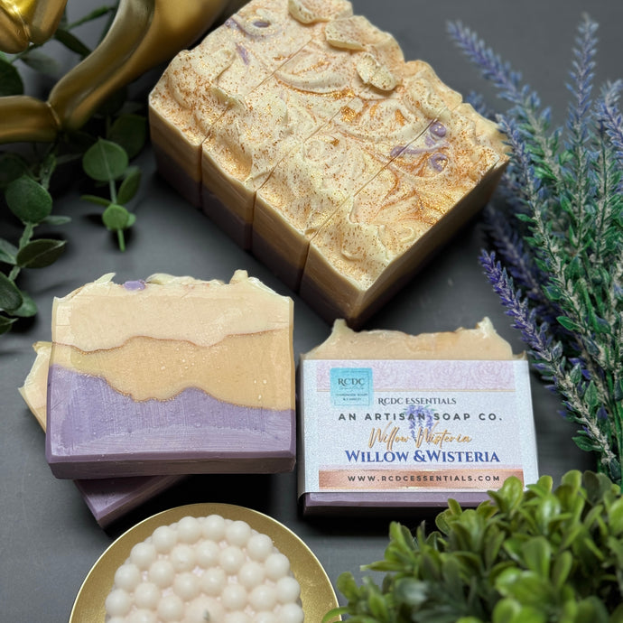 (SOLO QUEDA 1) Willow & Wisteria ~ Jabón natural elaborado a mano en frío