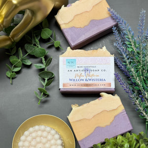 (SOLO QUEDA 1) Willow &amp; Wisteria ~ Jabón natural elaborado a mano en frío