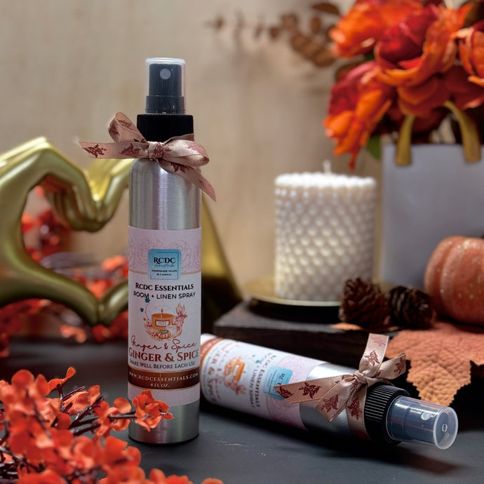 Spray para ambientes con jengibre y especias