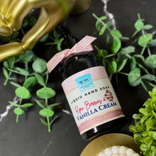 Jabón de baño y gel de baño perlado ~ Bayas maduras y crema de vainilla
