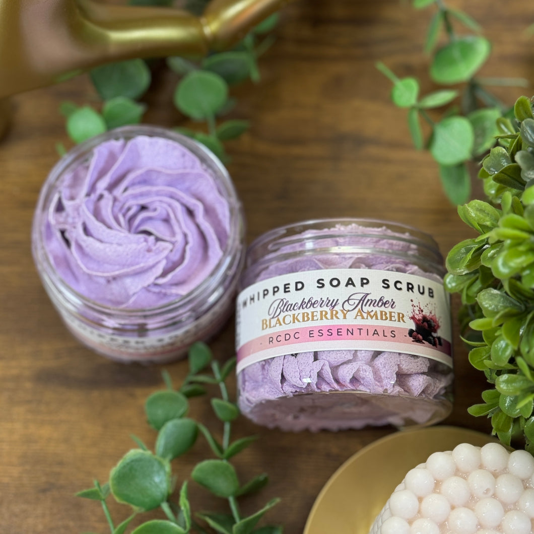 Étonnamment mûre et ambre ~ Gommage au sucre au savon fouetté