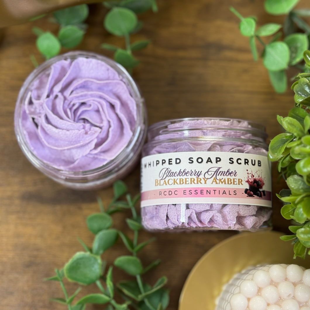 Surprisingly Blackberry Amber ~ Whipped Soap Sugar Scrub