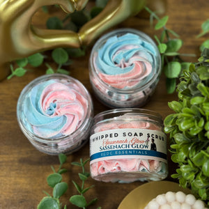 Sassenach Glow Outlander Inspired ~ Whipped Soap Sugar Scrub