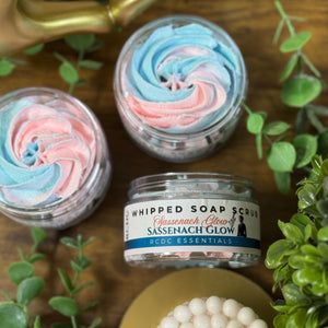 Sassenach Glow Outlander Inspired ~ Whipped Soap Sugar Scrub