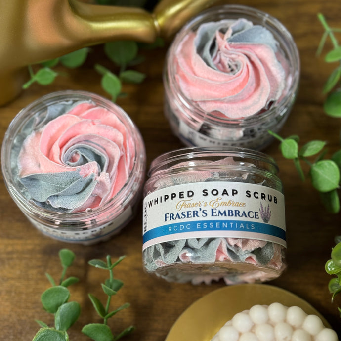 Pays des merveilles hivernales ~ Gommage au sucre et au savon fouetté