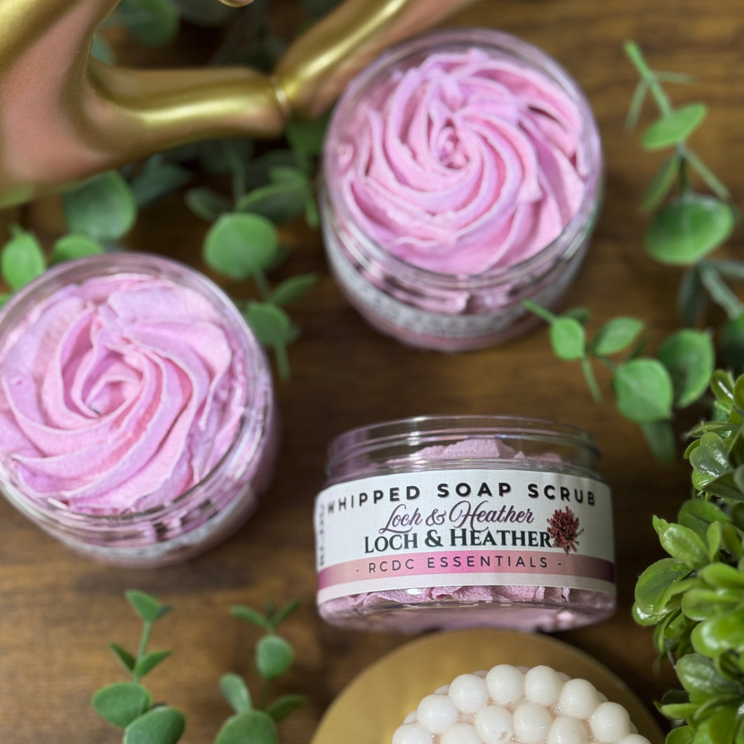 Loch & Heather Outlander Inspired ~ Whipped Soap Sugar Scrub