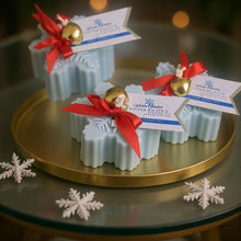 Winter Solstice ~ Aesthetic Snowflake Pillar Soy Candle ❄️