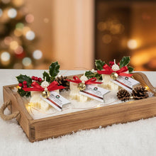 Berry Merry Christmas ~ Aesthetic Snowflake Pillar Soy Candle