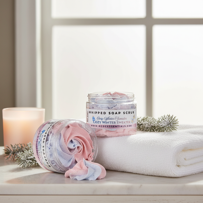 Cozy Winter Sweater ~Whipped Soap Sugar Scrub