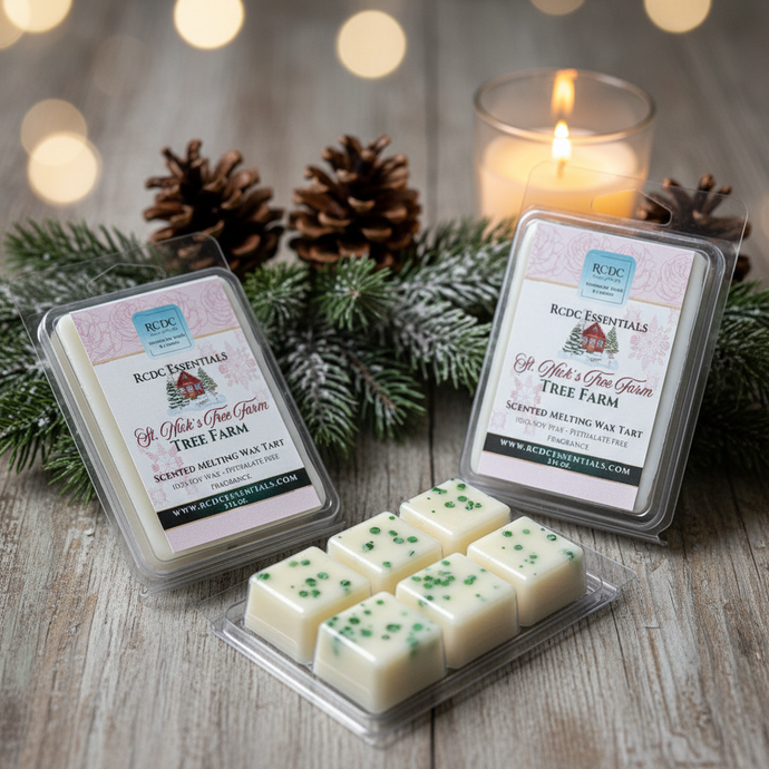 Ferme d'arbres de Noël ~ Tartelettes à la cire fondante parfumée