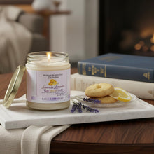 Sablé au citron et à la lavande ~ Bougie de soja naturelle coulée à la main