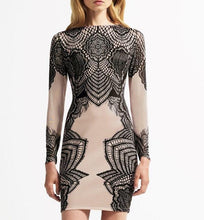 City Chic Illusion Sleeve Body-Con Dress