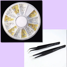 Metallic/Rhinestone Nail Art Plus 2 Picking Tools