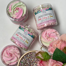 Loto rosa y lima ~ Exfoliante de azúcar con jabón batido