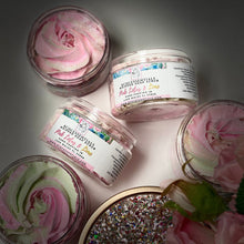 Loto rosa y lima ~ Exfoliante de azúcar con jabón batido