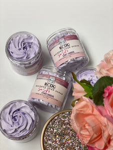 Sea Salt & Orchids  ~ Whipped Soap Sugar Scrub